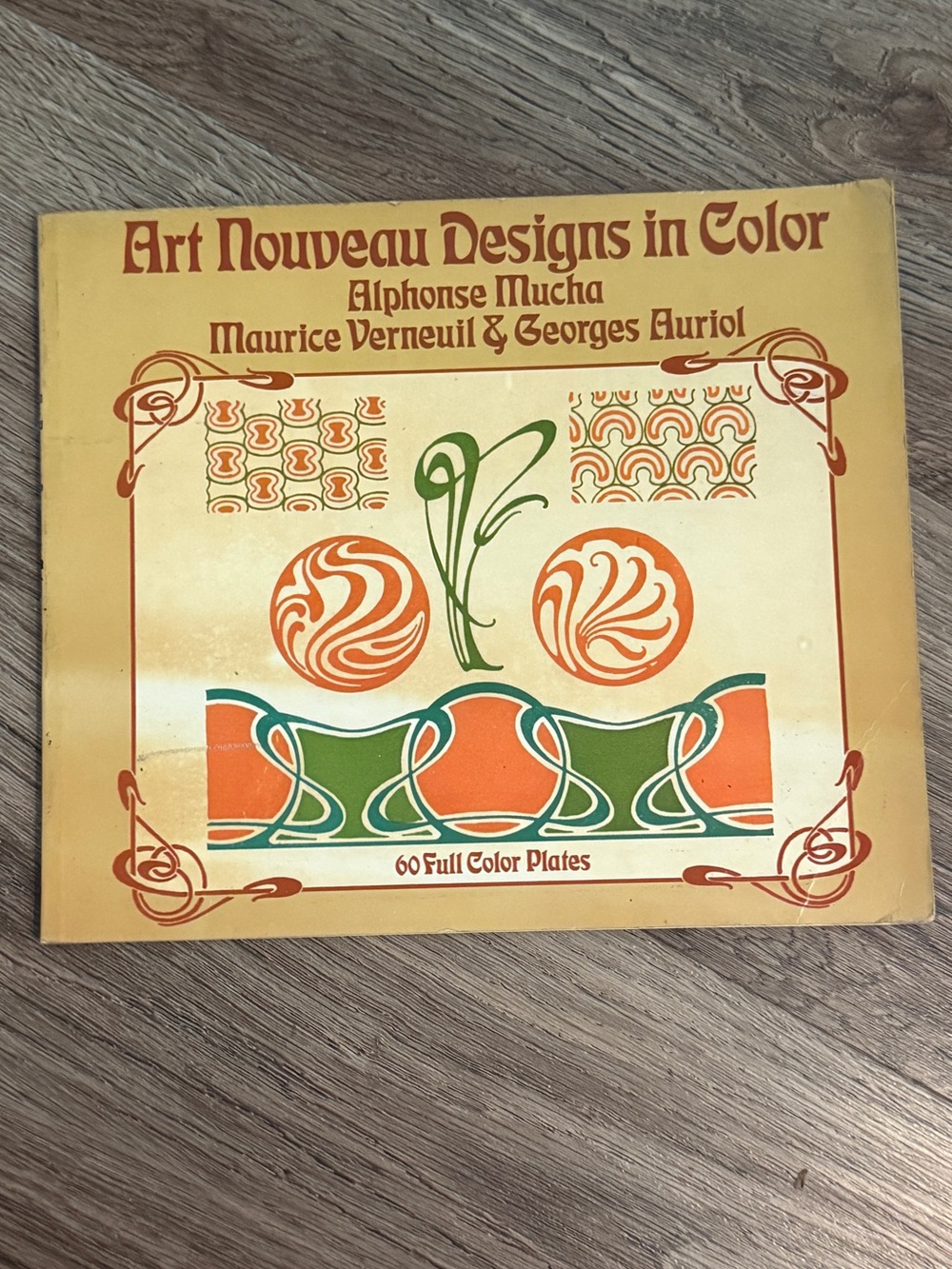 Vintage Art Nouveau Designs in Color (1974 First Dover Edition)
